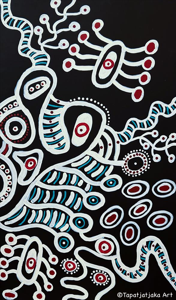 Women hunting for Wititata by Marlene Taylor